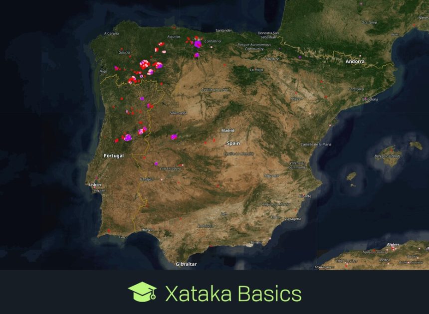 Incendios en España 2025: Cómo verlos en Google Maps, otros mapas y páginas para tener toda la información actualizada.
